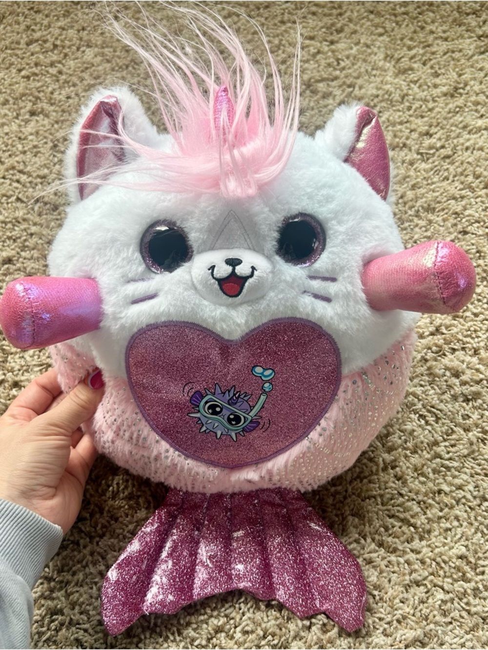 Zuru Rainbocorns Mermaidcorn Kitten Plush